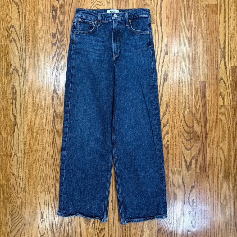 Agolde Mid-rise Wide-leg Denim Jeans (25)